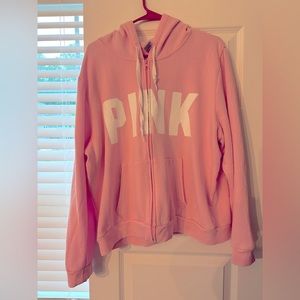 Victoria’s Secret pink zip up sweatshirt